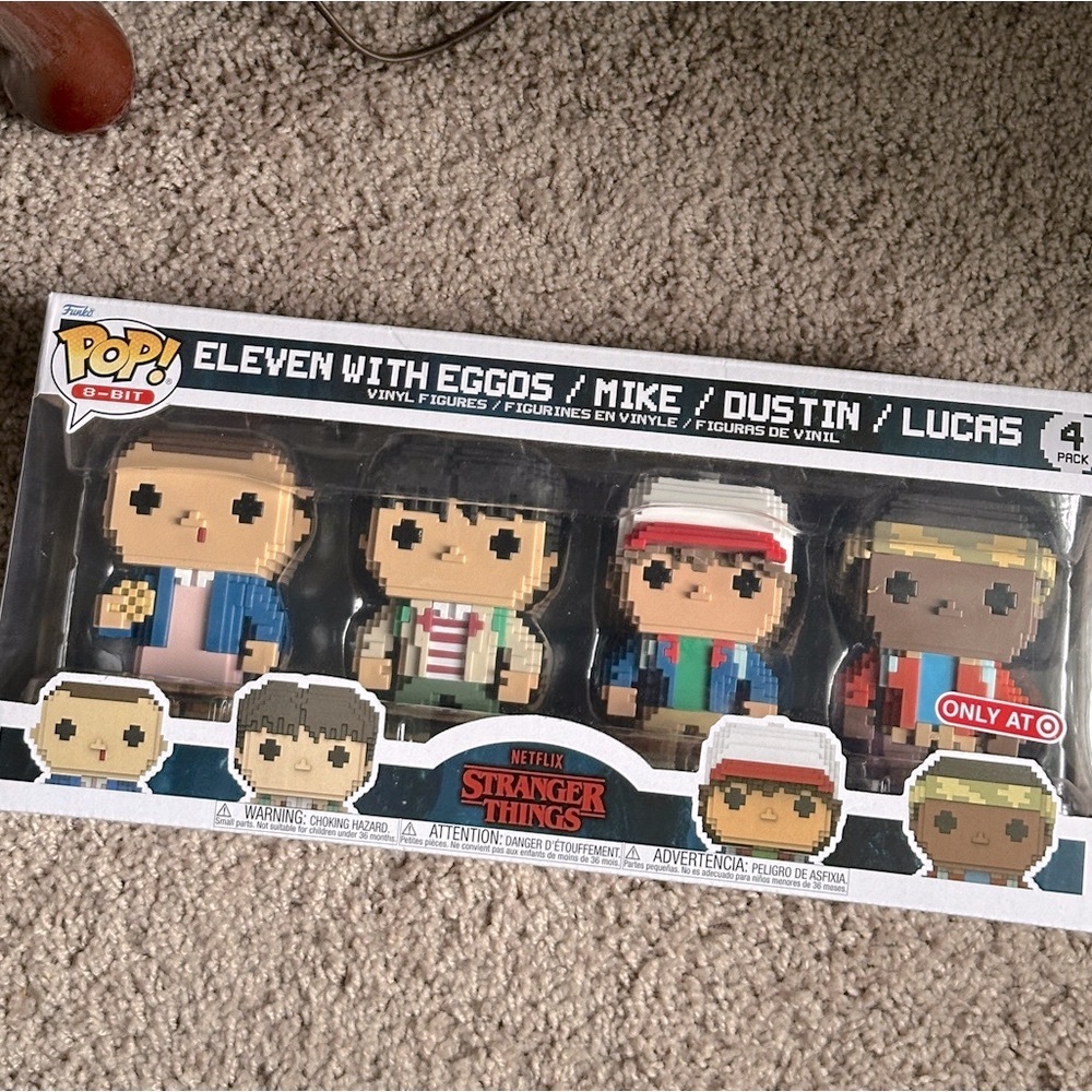 POP Stranger Things in Minecraft design Collection NWT Eleven With Eggos